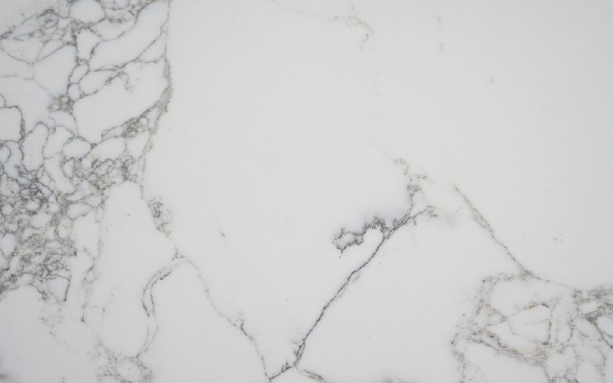 wavy white artificial sotne