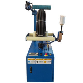 Desktop hose winding packaging machine