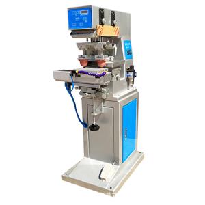 Two color shuttle pad printing machine