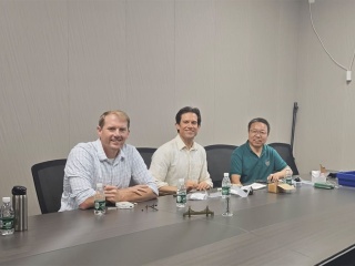 International clients touring our production facility