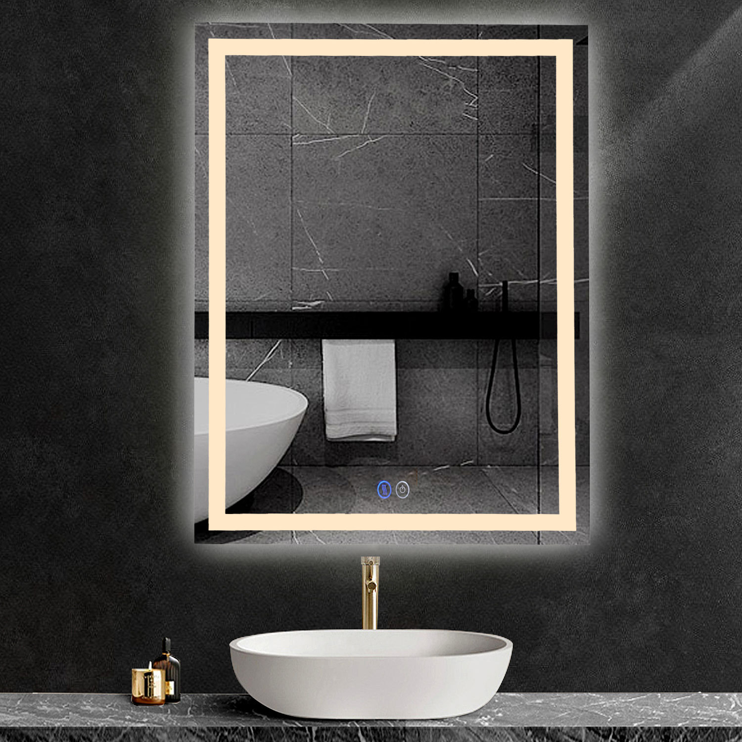 Smart bathroom mirrors bring users a convenient, comfortable and technological experience