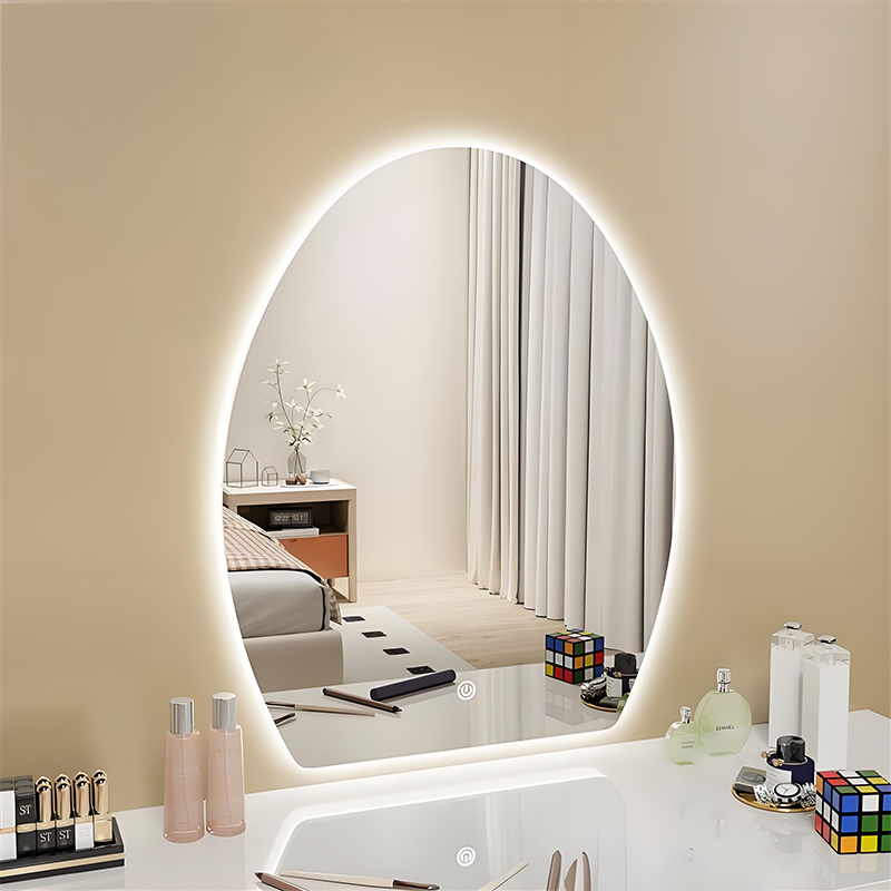 Customized Special Smooth Round Egg-shaped Mirror