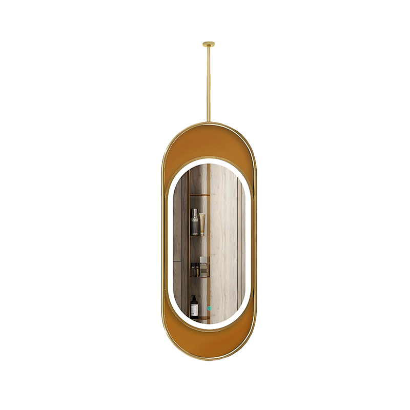 Polished Stainless Steel Suspended Mirror For Hotel