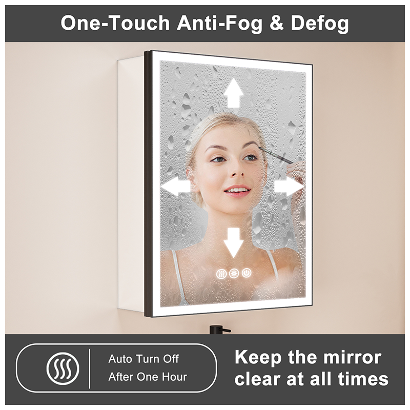 anti fog vanity mirror