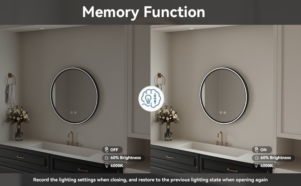 round vanity mirror