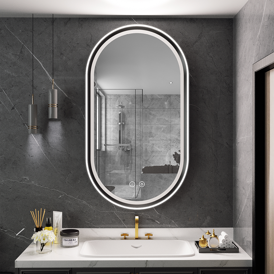 anti fog vanity mirror