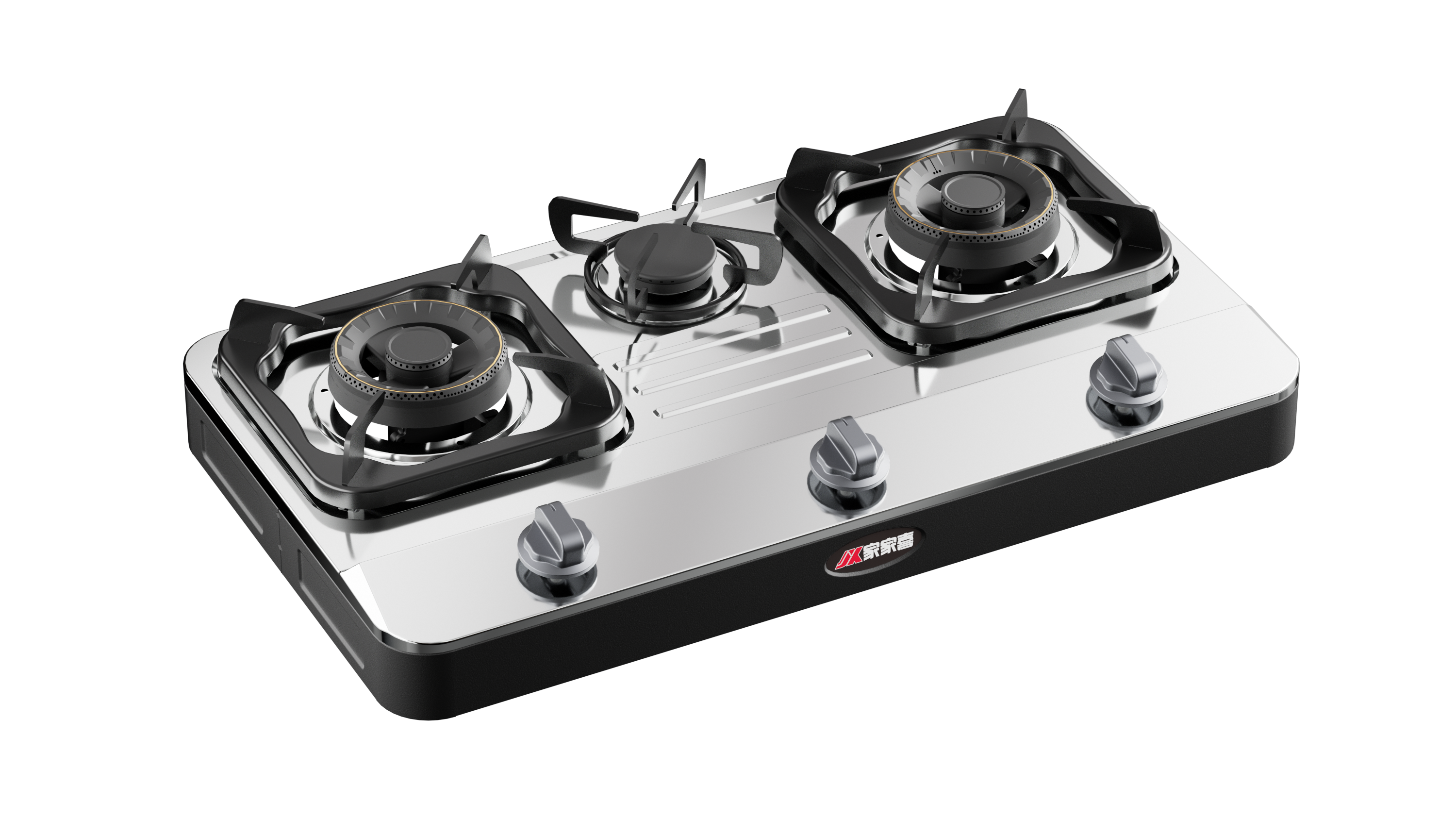 triple-burner Gas Stove