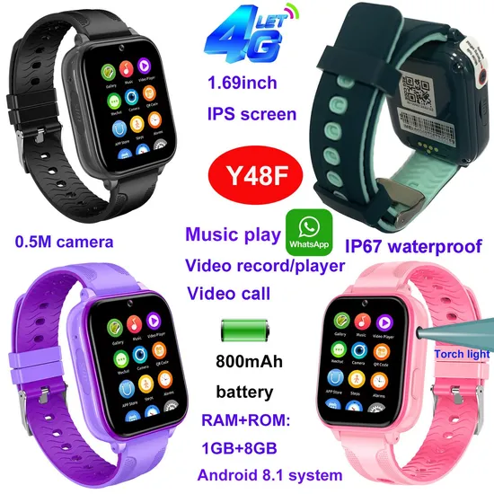 Orologio intelligente per bambini 4G LTE conforme a RCM per reti Telstra Optus