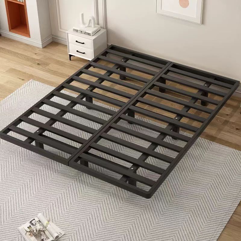 Foldable Thickened Solid Wood Bed Frame