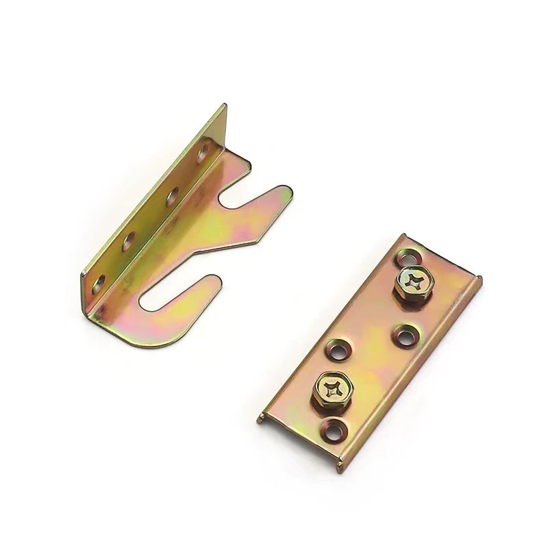 Thickened Hinge Heavy Duty Fixed Corner Bracket Connection For Solid Wood Bed