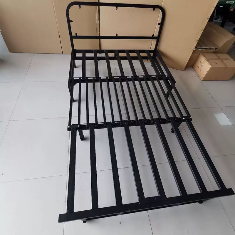 bed frame with pull out bed