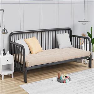 Pull Out Sofa Bed Frame With Backrest 1.5*2.0m And 1.2*2.0m For Dormitory Apartments