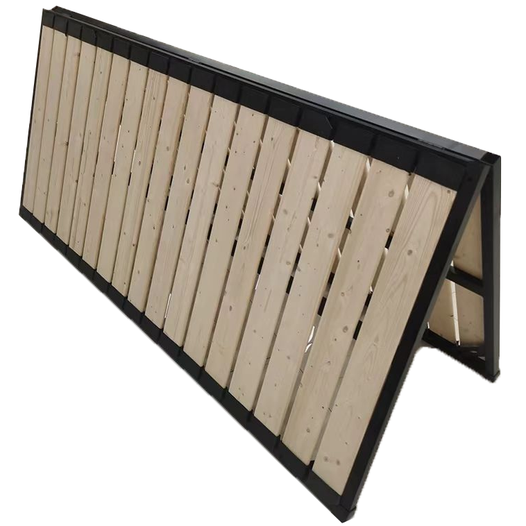 Foldable Thickened Solid Wood Bed Frame