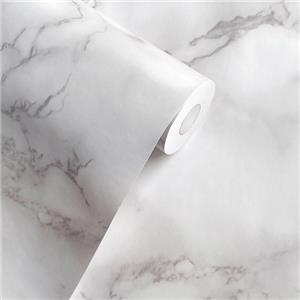 Self Adhesive White Marble Effect Wallpaper