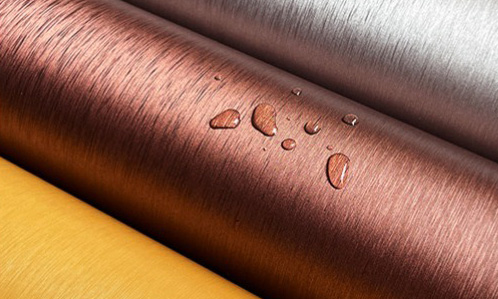 gold peel and stick wallpaper