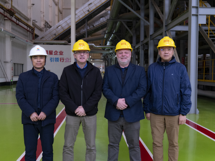 Canadian Kaden Company's inspection team visited Hubei Huasheng New Manufacturing Board Co., Ltd. for inspection