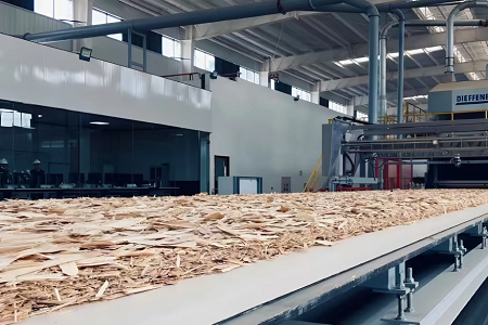 Paving is a key factor affecting the quality of oriented structural board