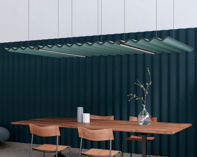 Open-Plan Office | Eco-Friendly PET Fiber Baffles China Factory | Class A Fire Rated