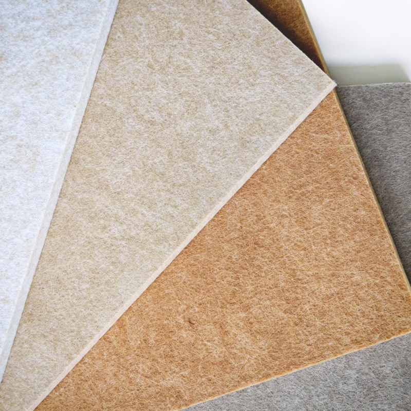 Fire-Resistant PET Acoustic Panels - Class A Rated, 1220x2440x9mm