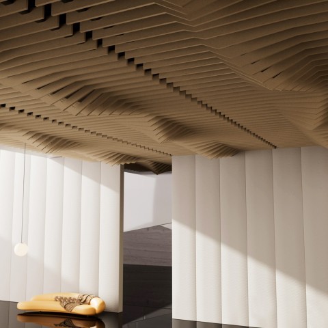 Decorative Suspended Ceilings - Sound-Absorbing PET Panels, Custom Designs & Factory Direct