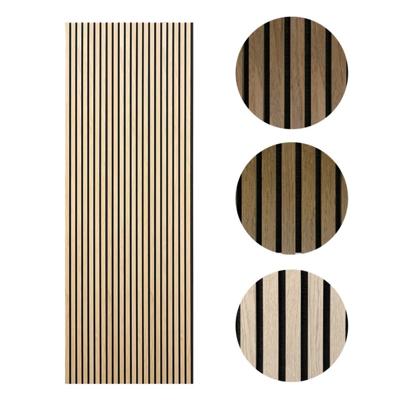 Akustik-MDF-Lamellenplatte - Technisches Furnier