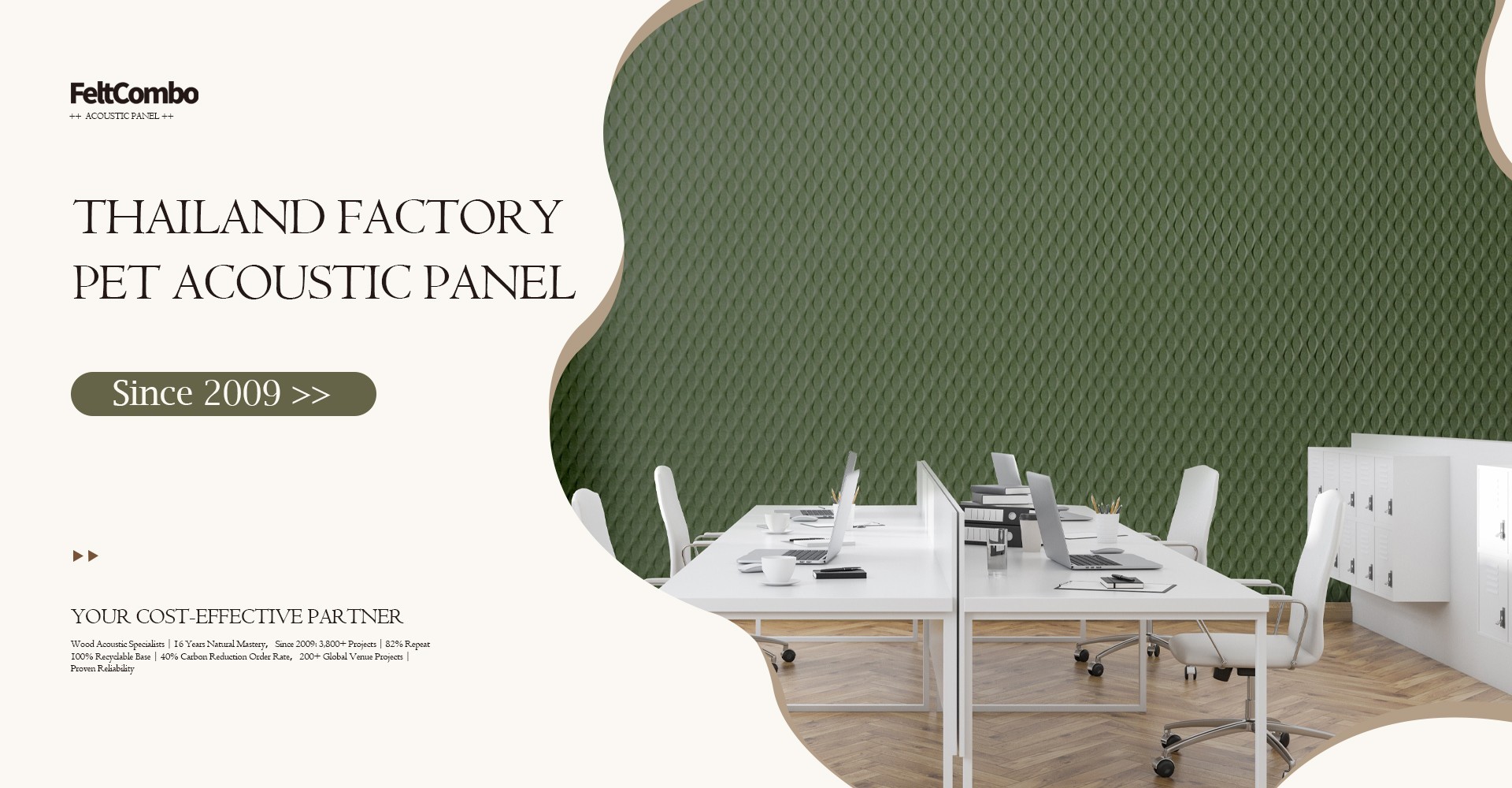 FeltCombo Acoustic Ceiling