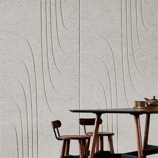 24mm Carved PET Fiber Panel Factory - Export Quality from Thailand