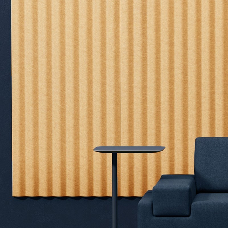 Embossed PET Acoustic Panels Factory - 9/12/24mm Thickness, ASTM E84 Certified, Global Project Supply