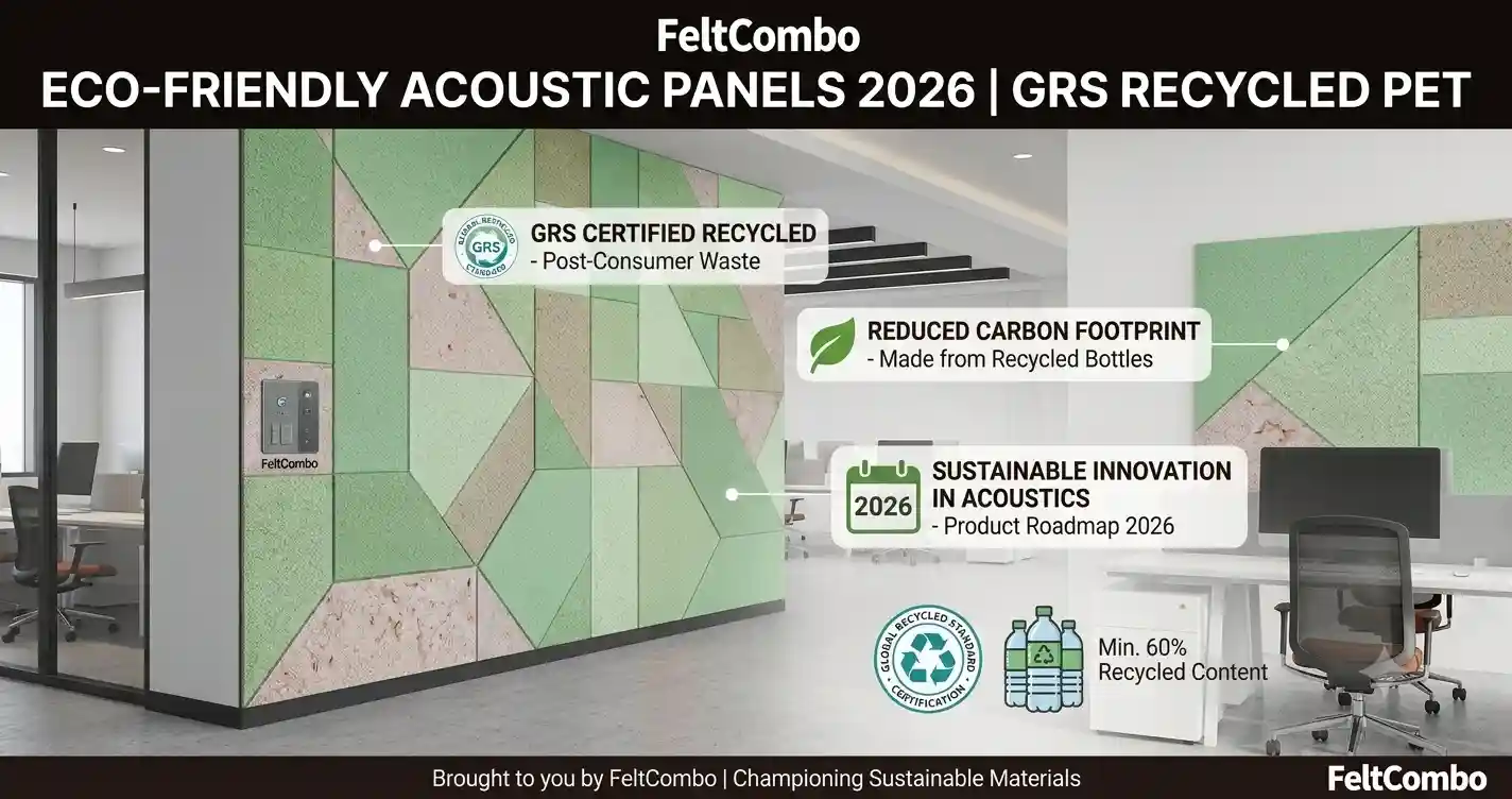 recycled PET acoustic panels