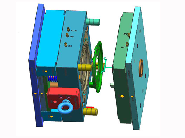 2 plates injection mold