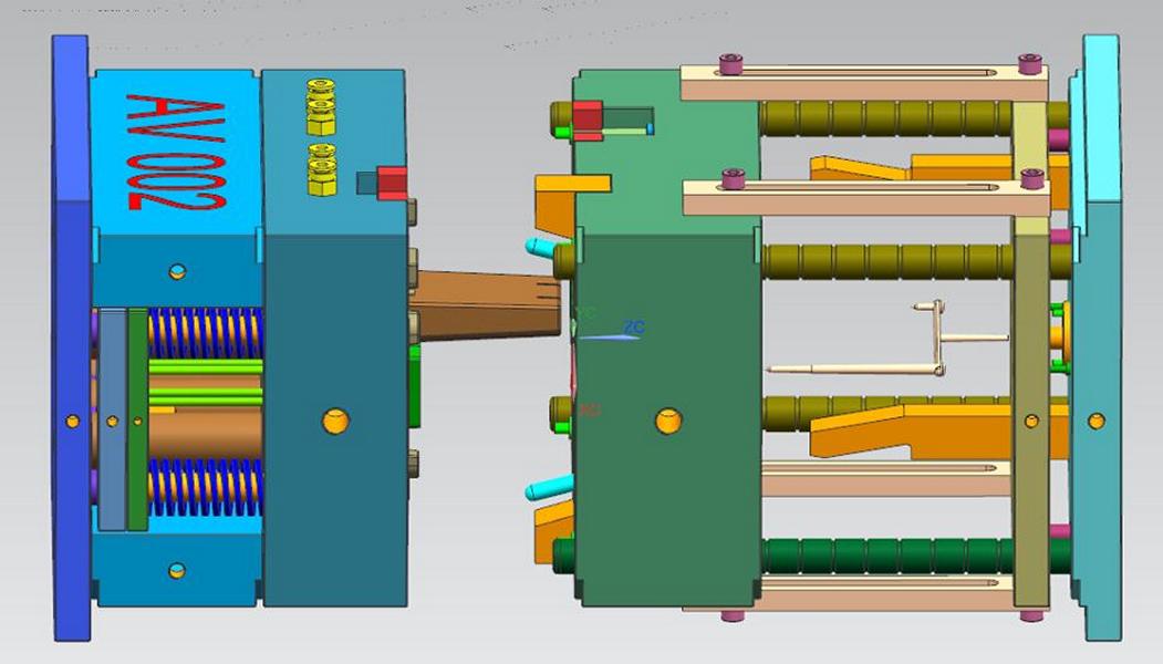 3 plates injection mold