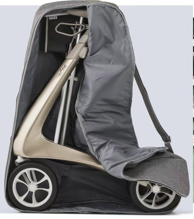 Overmolding plastic handle for Rollator