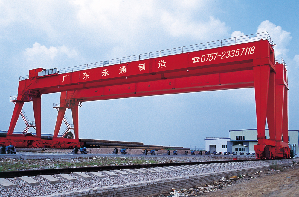 MHQ Double Hook Electric Hoist Gantry Crane