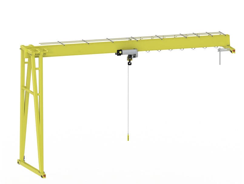 MHB Single Girder Semi-gantry Crane
