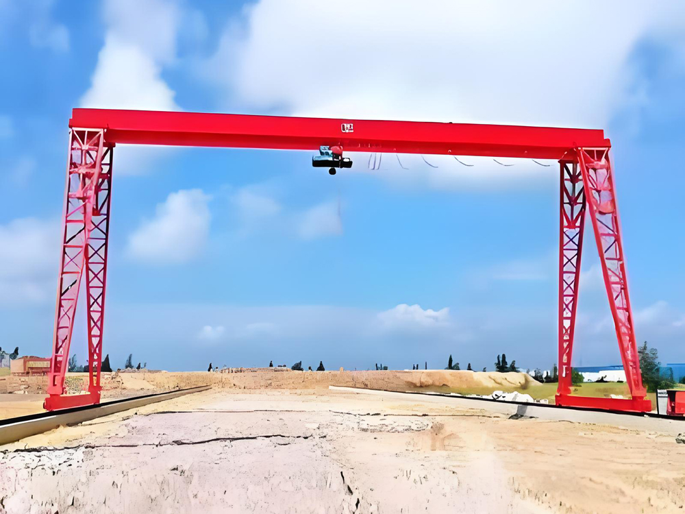Single Girder Electric Hoist Gantry Crane