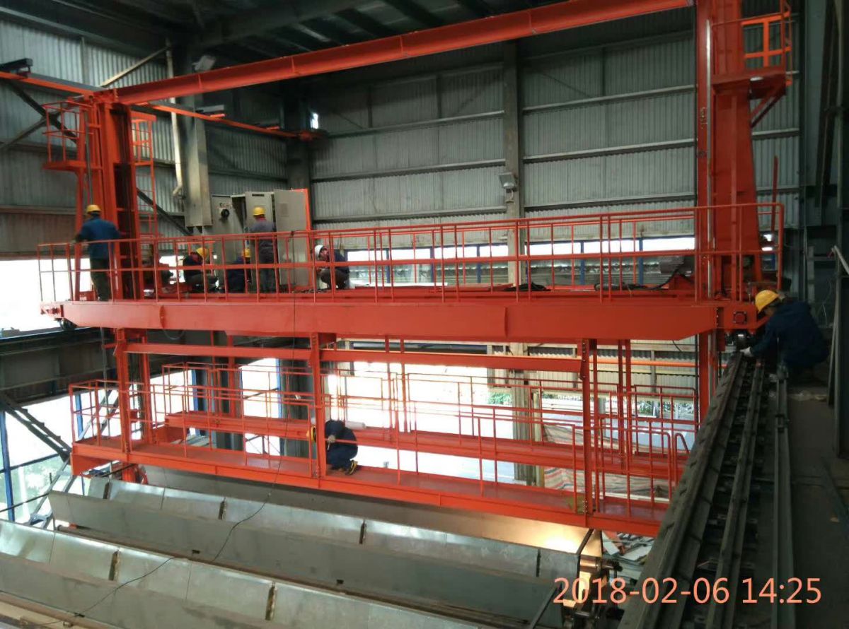 Full Auto Aluminum Profile Oxidizing Line Overhead Crane