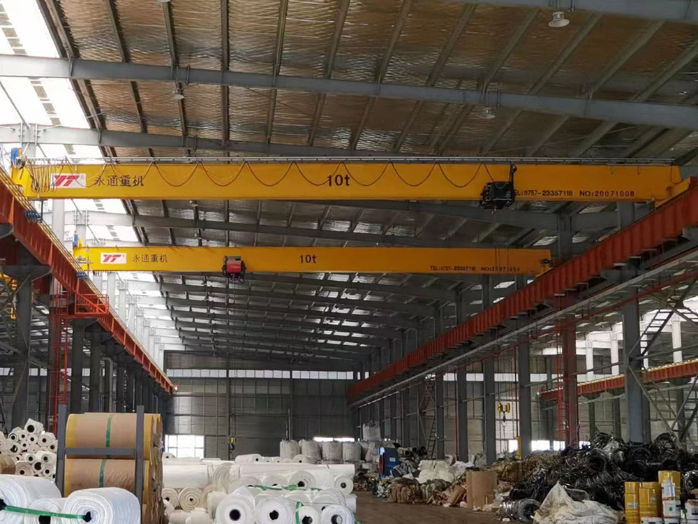 Single girder bridge crane