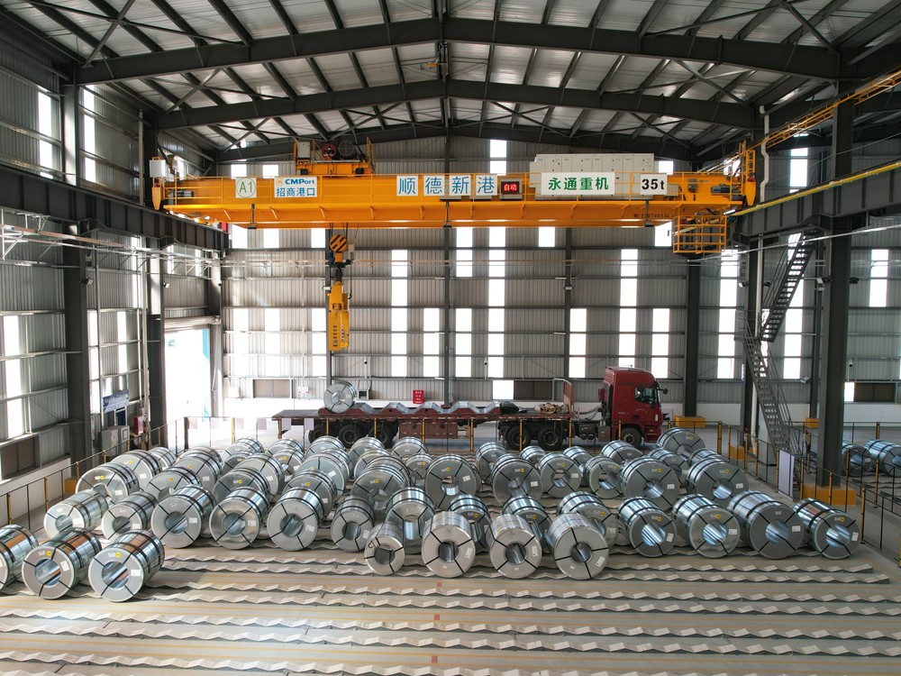 Automatic steel coil warehouse