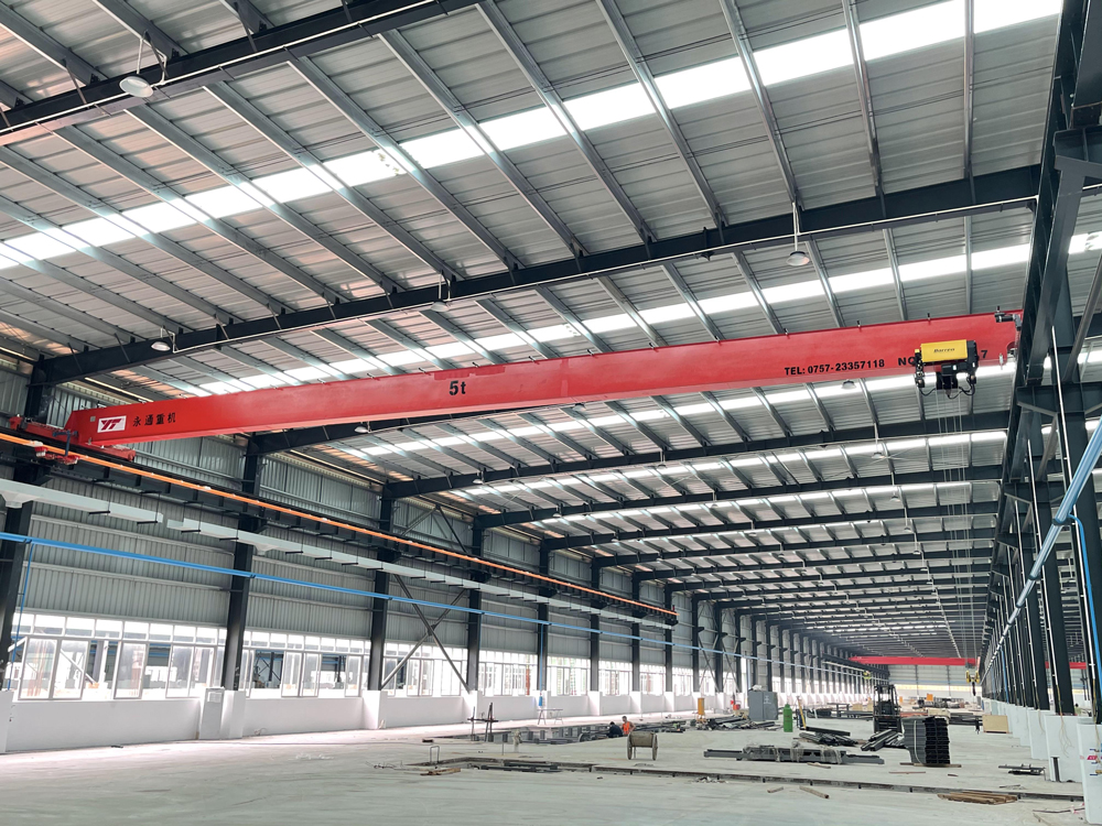 LDO European Single Girder Electric Hoist Overhead Crane 5~10T