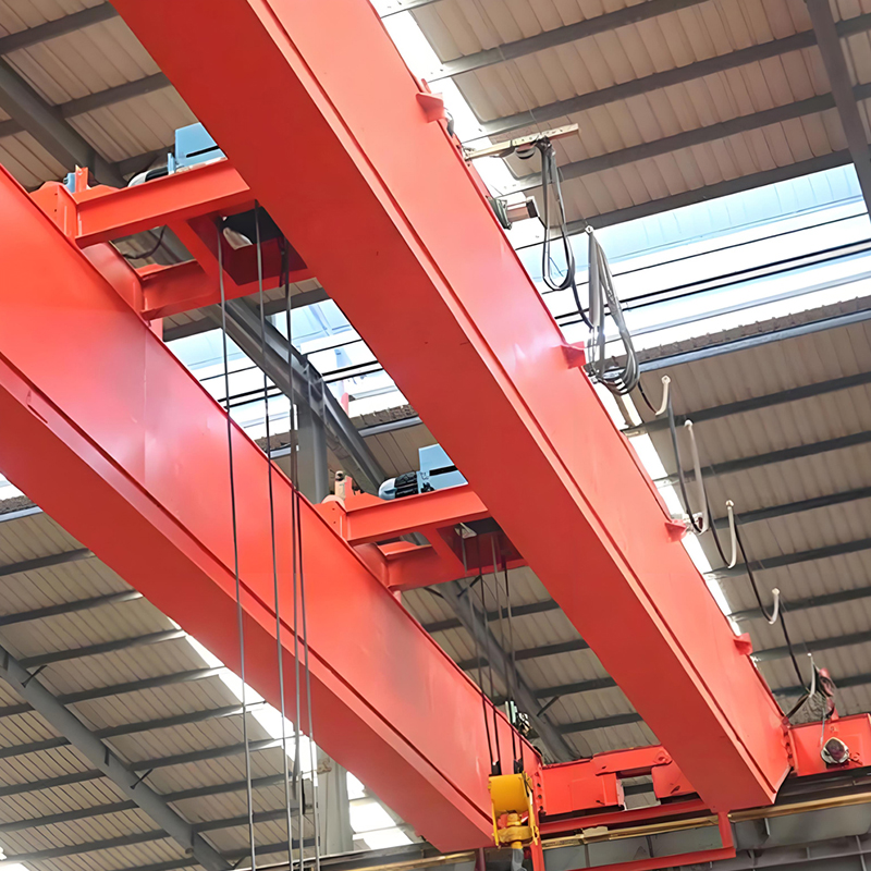 LHE Double Trolley Electric Hoist Double Girder Overhead Crane