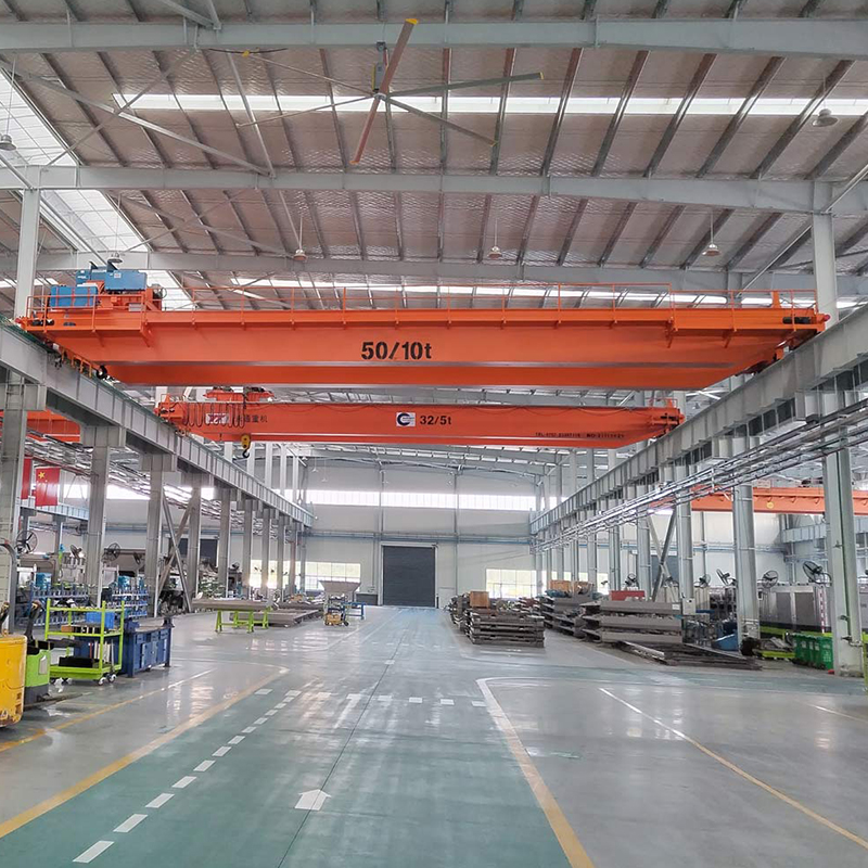 QD Overhead Crane With Dual Hooks