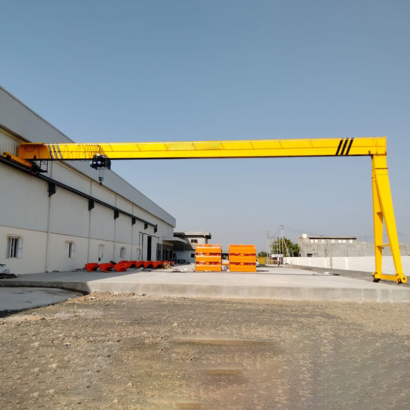 MHB Single Girder Semi-gantry Crane