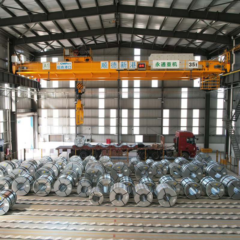Automatic Steel Coil Handling Overhead Crane