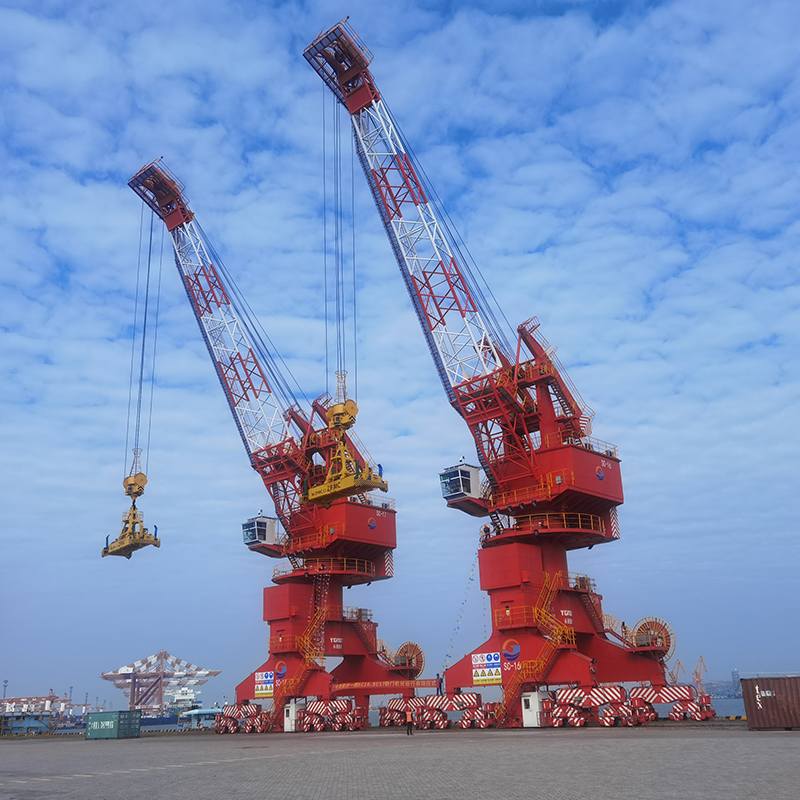 Jib Portal Slewing Mobile Harbour Crane