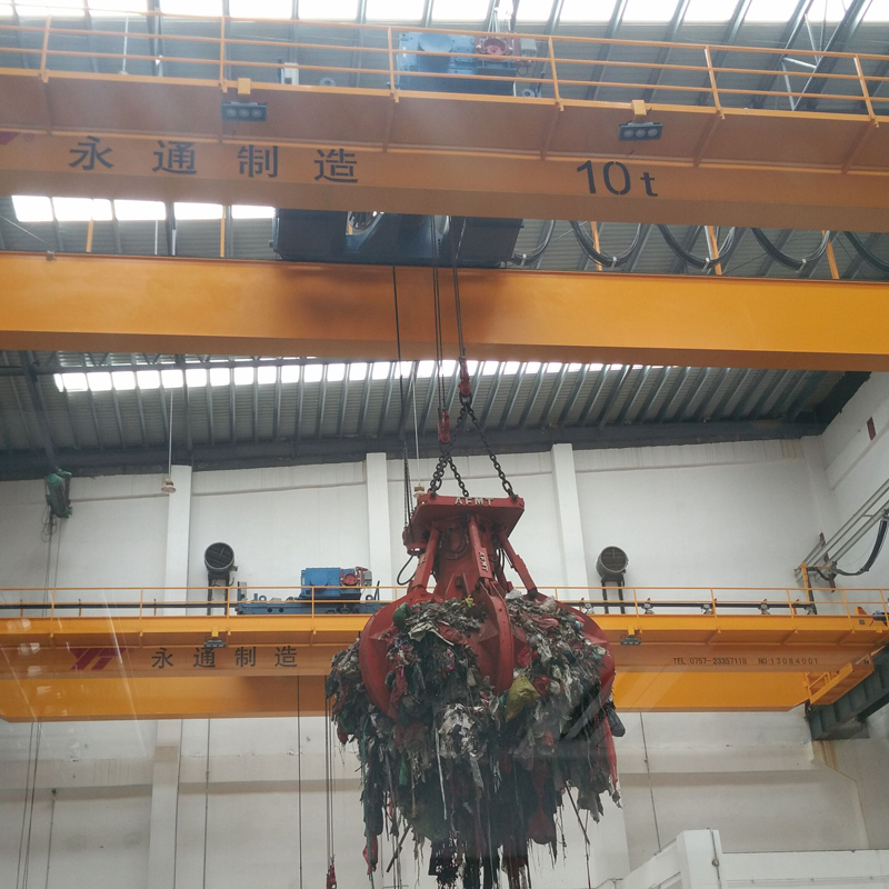 garbage grab crane