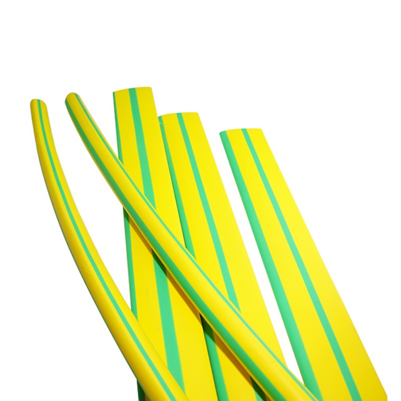 Heat Shrink Yellow And Green Tubes