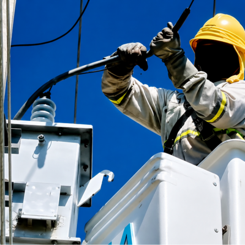CCMT's overhead power line protection covers have been applied in actual overhead line projects, providing a reliable and flexible solution for local renovation and external contact protection of existing bare conductors.