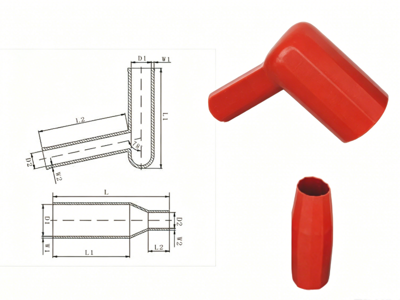 straight boot heat shrink cable right angle straight boot heat shrink cable right angle