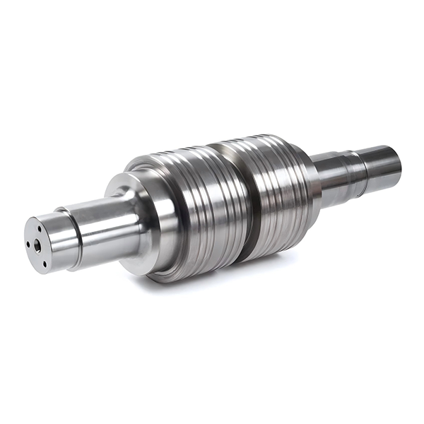 Composite rolls with Mechanical device