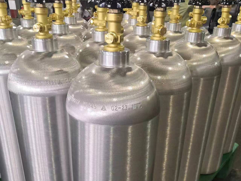 Cilindros de aluminio para bebidas de CO2 de 1 a 50 litros